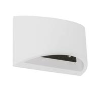 Applique intérieur moderne Up and Down appliques salon Applique murale plâtre à peindre, blanc, 1x G9, LxH 20x12 cm