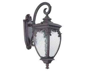 Applique, IP54, bronze antique, douille E27, hauteur 48cm