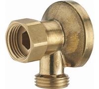 Applique laiton brut mâle M1/2' (15x21) sortie femelle écrou libre F1/2' (15x21) NOYON & THIEBAULT - 803782
