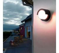 Applique LED Connectée WiFi RGBW 12W IP54 Ronde avec Cache