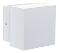 Paulmann Applique murale LED Cybo carrée 100x100 mm 2x3W IP65 Blanc