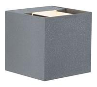 Paulmann Applique murale LED Cybo 2x3W 230V IP65 carrée 80x80 mm Gris Alu