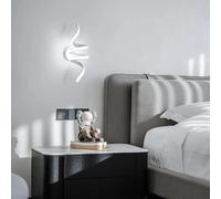 Applique LED - Éclairage mural - 6500 K (lumière blanche froide) - 3 sources lumineuses - Aluminium - Lumière dirigée vers le haut et vers le bas - Convient pour des surfaces de 5 à 10 m²