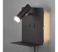 Applique Led Element Avec Surface Noir Mat