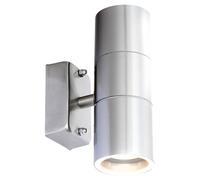 Applique LED extérieur terrasses inox spots en verre UP DOWN