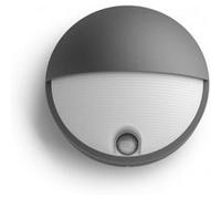 Philips myGarden - Applique d'extérieur LED, diamètre 21 cm, 2700 K, 6 W, avec détecteur, anthracite 915005193001