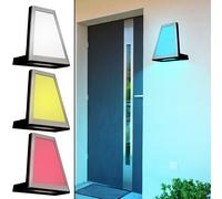 Applique LED façade projecteur extérieur filtre couleur ALU anthracite lumière de jardin IP54 Luteq 1874S_GR