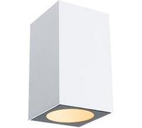 Applique LED Flame favorable aux insectes IP44 carré 58x103mm 2200K 4W 265lm 230V 75° Blanc Métal Blanc G