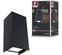 Paulmann Applique murale Flame 2 lampes LED 22 cm IP44 3000K 2x5,8W aluminium Anthracite