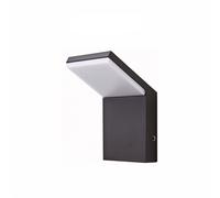 Applique LED IP54 9W noire 2 200 K/2700K/3000K marche/arrêt - Sans capteur