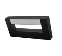 Applique LED miroir 8W 30 cm noire IP54 orientable Aster