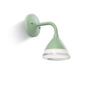 Applique LED Orientee vers le Bas 20W 4000K IP54 IK08 Aluminium Sauge Sovil Graa