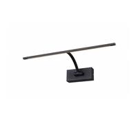 Applique LED pour Tableau 45,5 cm 8W, Noir, Lumière Chaude 2700K, Angle Ajustable, IP20