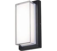 Applique LED rectangulaire d'extérieur 12W Andorra noir 8830 Rabalux
