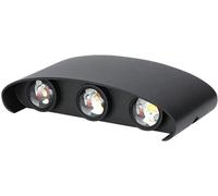 Applique LED semi-ovale V-TAC - Bridgelux - Noir - IP65 Waterproof - 5W - 630 lumens - 3000K