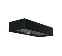 Applique LED solaire 6W détecteur mouvement noir IP65 V-TAC