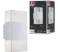 Applique LED Tharin IP44 3000K 120x250mm 2x3,7W Argent Argent