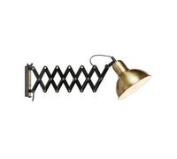 Applique Led vintage laiton vieilli culot E27 - Markslöjd - Riggs