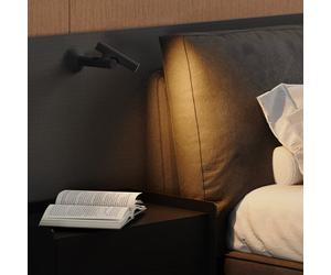 Applique liseuse sans fil zoom wall h17c