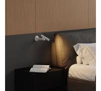 Applique liseuse sans fil zoom wall h17cm