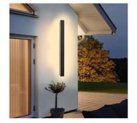 Applique Longue Applique Villa Noire Murale Led D'extérieur En Aluminium Acrylique étanche Ip65 Pour Jardins, Terrasses, 30cm,12w