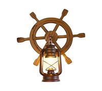 Applique Luminaire Gouvernail Applique Murale Méditerranéenne Lanterne Antique Lampe À Pétrole Cheval Lampe À Huile Personnalité Étude Créative Cage D'escalier Musée Rustique Garages Entrées Couloirs