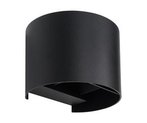 Applique lumineuse d'extérieur LED lampe de jardin UP & DOWN aluminium noir mat IP54