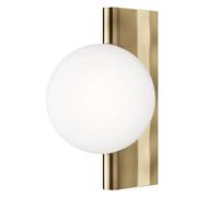 Applique Maytoni Avant-Garde laiton globe verre blanc G9