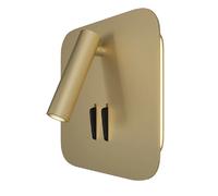 Applique Maytoni IOS 176 2 spots LED 9W laiton 3000K