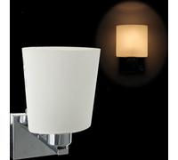 Applique moderne E14 lampe base verre forme lumière couloir salon