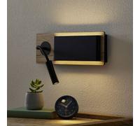 Applique Mood, Lumière Indirecte Avec Liseuse Noir