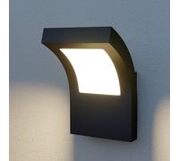 Applique mural extérieur LED Advik Arcchio, noir, Aluminium, Moderne, Applique Exterieur LED
