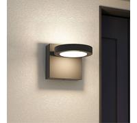 Applique mural extérieur LED Belna Lucande, noir, Aluminium, Moderne, Applique Exterieur LED
