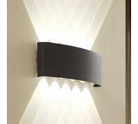 Applique mural extérieur LED Ithan Lindby, noir, Aluminium, Moderne, Applique Exterieur LED