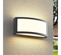 Applique mural extérieur LED Jakari Lindby, noir, Aluminium, Moderne, Applique Exterieur LED