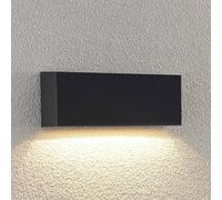 Applique mural extérieur LED Jarte Lindby, noir, Matière Plastique, Moderne, Applique Exterieur LED