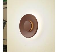 Applique mural extérieur LED Kayana Lucande, marron, Aluminium, Moderne, Applique Exterieur LED