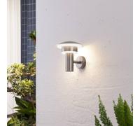 Applique mural extérieur LED LILLIE Lindby, gris, Inox, Moderne, Applique Exterieur LED