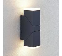 Applique mural extérieur LED Sally Lindby, noir, Aluminium, Moderne, Applique Exterieur LED