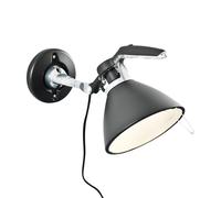 Luceplan Fortebraccio Spot Wandleuchte, E27 max. 100W, noir