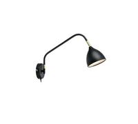 Markslöjd Valencia applique murale 1x6 W noir-doré 106081