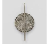 Mauro Ferretti Applique murale Silvery 2 lumières verre et métal 54 x 28 x 15 cm Argent