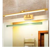 Applique Murale 8W,Métal Miroir Salle de Bains Lumière LED avec tête de Lampe Pivotante et Interrupteur pour Chambre Intérieur