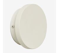Applique Murale À Led En Acier Inoxydable Arizona Blanc Gardenia Ø12 Cm