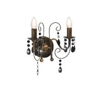 Applique Murale à Perles 2 Ampoules Lampe Suspendue Lustre Luminaire vidaXL