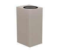 Applique murale ALSE up- & downlight pour l'extérieur gris aluminium carr