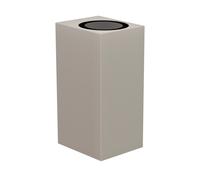 Applique murale ALSE up- & downlight pour l'extérieur gris aluminium carr
