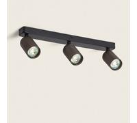 Applique Murale Aluminium Breixo 3 Spots Bronze
