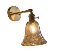 Applique Murale, Applique, avec Prise Loft réglable, luminaires for Chambre à Coucher, Salon, Bar, Cuisine (Transparent)(Amber)