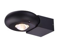 Applique murale applique murale lampe d'extérieur maison applique murale terrasse éclairage up & down IP44 résistant aux intempéries gris clair, 2x LED 2,3W 410Lm blanc chaud, HxLxP 7,1x14x19,5cm